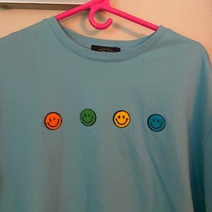 brand new smiley face cider t shirt